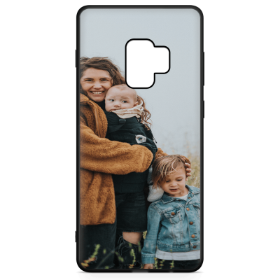 Samsung S9 Custom Case - Black Bumper